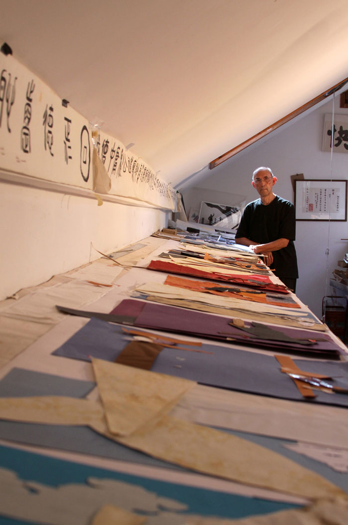 Ed Young in his studio